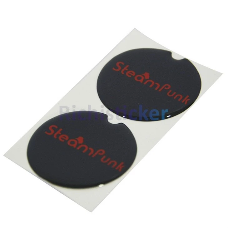 Transparent Gel Clear Domed Epoxy Sticker